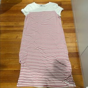 Vineyard Vines Red and White Striped Dress